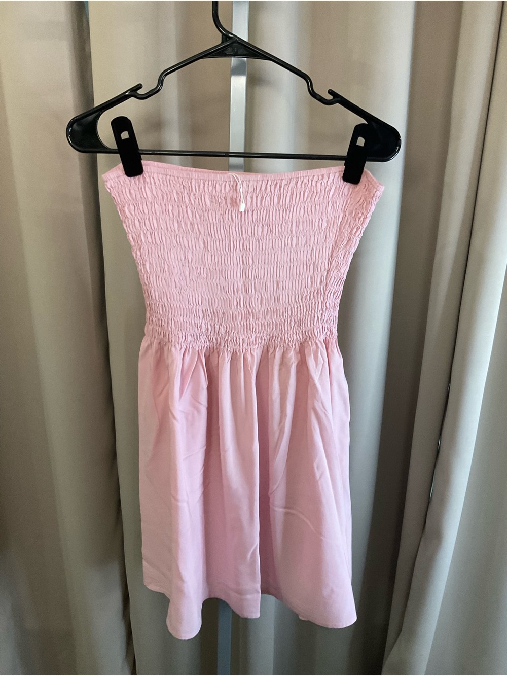 Honeyuppy ' Pink Smocked Strapless Dress - Picture 2 of 4